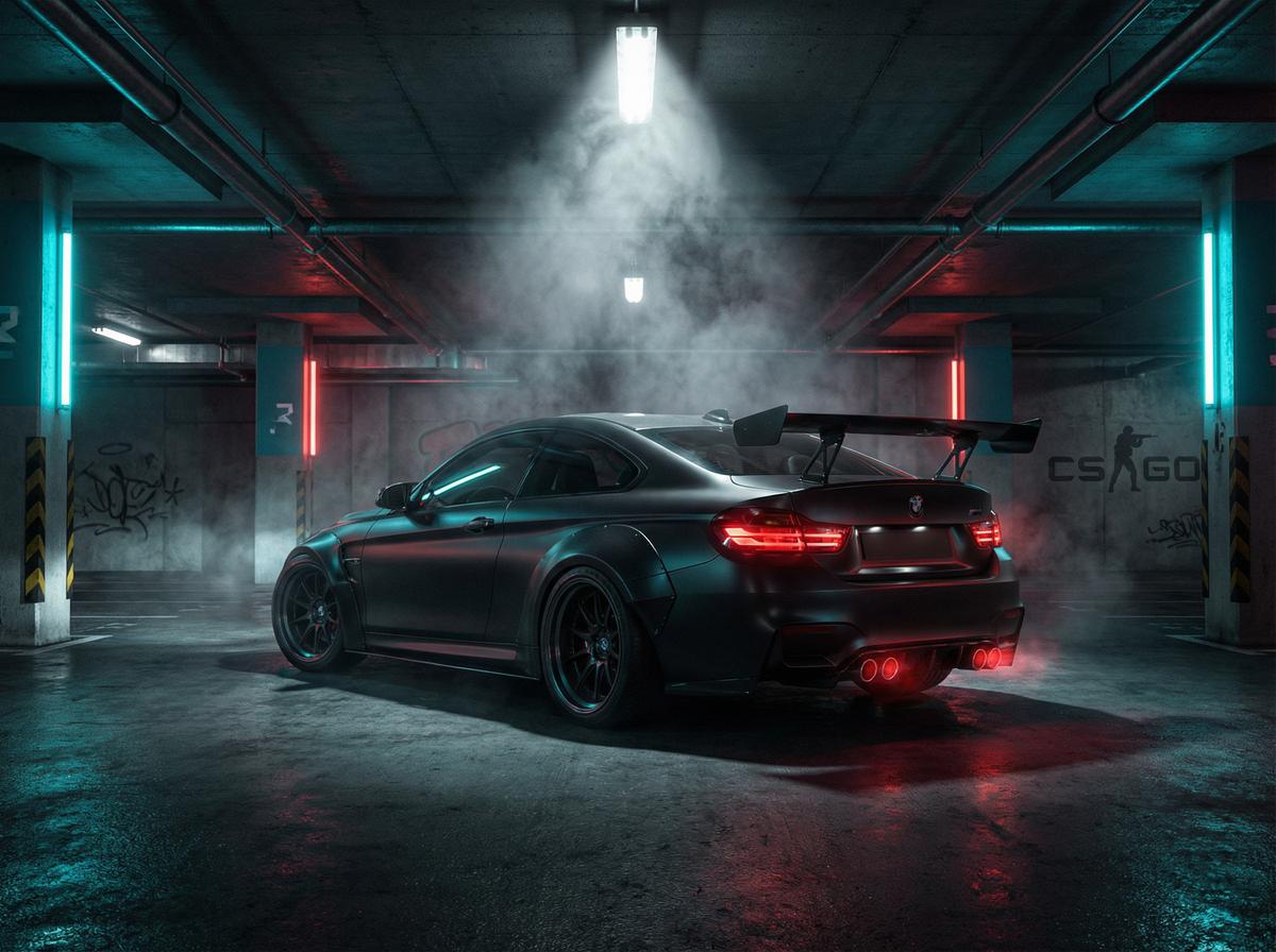 BMW M4排气管改装视频演示